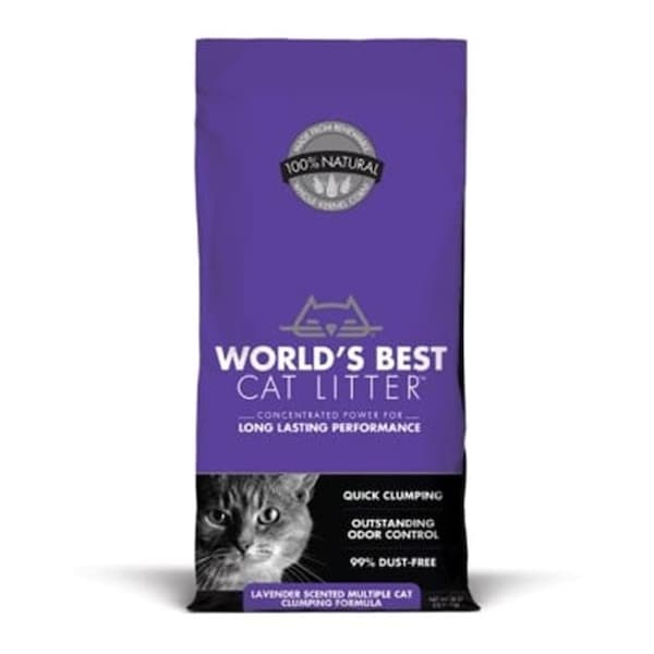 Kent Pet Group (Worlds Best) Kent Pet Group Worlds Best WB00170 Wbcl Clump Multi-Cat Lavender Scented; 28 lbs. WB00170 - main